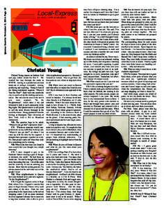 Queens Gazette November 5, 2014 Page 18  Local-Express BY NICOLLETTE BARSAMIAN  Christal Young