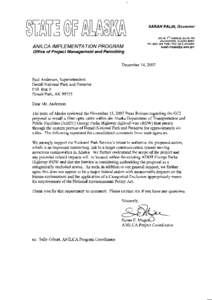 Geography of the United States / Denali National Park and Preserve / 96th United States Congress / Alaska National Interest Lands Conservation Act / Conservation in the United States / George Parks Highway / Mount McKinley / Anchorage /  Alaska / Geography of Alaska / Alaska / Alaska Range