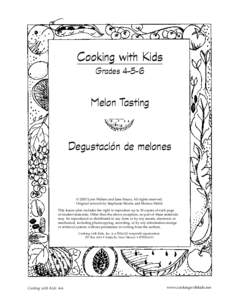 Cooking with Kids Grades[removed]Melon Tasting  Degustación de melones