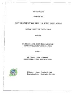 F—  AGREEMENT between the  GOVERNMENT OF THE U.S. VIRGIN ISLANDS
