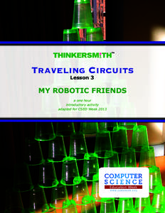 TM  Traveling Circuits Lesson 3  MY ROBOTIC FRIENDS