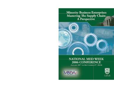 Minority Business Enterprises Mastering the Supply Chain: A Perspective Tuck School of Business at Dartmouth Professor Quintus R. Jett