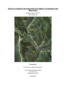 Fish Surveys Related to the Proposed Del Norte Highway 101 Klamath Grade Raise Project Contract No. 03A1317 Task Order 48  Prepared by: