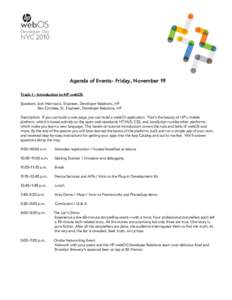 Microsoft Word - Dev Day NYC_Agenda_FINAL.doc