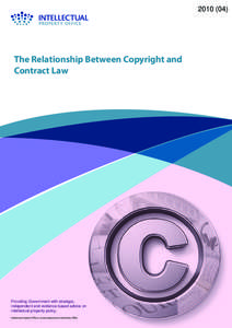 [removed]The Relationship Between Copyright and Contract Law  Providing Government with strategic,