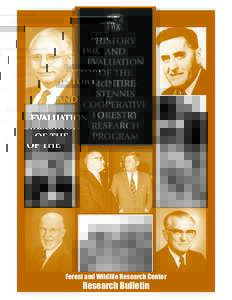 HISTORY AND EVALUATION OF THE McINTIRESTENNIS COOPERATIVE