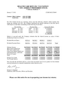 Microsoft Word - HCN annual Preferred F Tax Notice - Draft1.docx