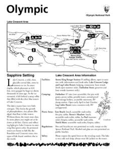 Geography of the United States / Lake Crescent / Barnes Point / Pyramid Mountain / Barnes Creek / Marymere Falls / Mount Storm King / Spruce Railroad Trail / Storm King Ranger Station / Olympic National Park / Clallam County /  Washington / Washington