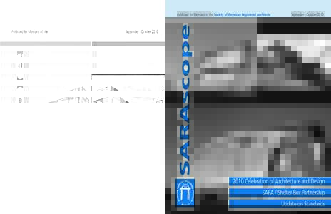 September - OctoberSARAscope Published for Members of the Society of American Registered Architects