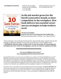 Microsoft Word - 10 Career Essentials Press Release.doc