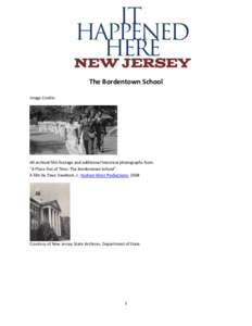 New Jersey / Bordentown School / Bordentown /  New Jersey