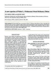 Blackwell Science, LtdOxford, UKBOJBotanical Journal of the Linnean Society0024-4074The Linnean Society of London, 2005? [removed]? 365368