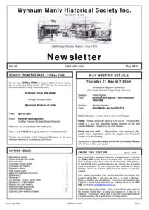 Wynnum Manly Historical Society Inc. ABNNewsletter No 12