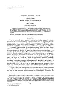 PSYCHOMETRIKA--VOL.51, NO. 3, [removed]SEPTEMBER 1986 EXTENDED SIMILARITY TREES JAMES E. CORTER TEACHERS COLLEGE, COLUMBIA UNIVERSITY
