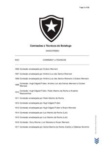 Page 1 of 12  Comissões e Técnicos do Botafogo