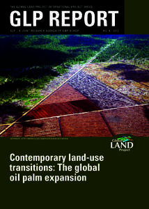 THE GLOBAL LAND PROJECT INTERNATIONAL PROJECT OFFICE  GLP REPORT GLP – A JOINT RESEARCH AGENDA OF IGBP & IHDP  NO. 4, 2012