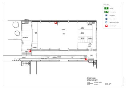 LEGENDA Uitgang Nooduitgang WC