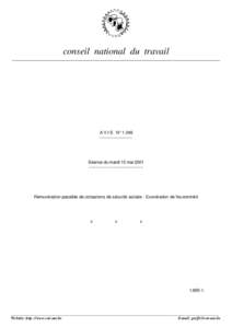 conseil national du travail _______________________________________________________________________________________ A V I S N° 1.348 ------------------------