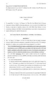 14  LC 33 5447ER-ECS House Bill 697 (COMMITTEE SUBSTITUTE) By: Representatives Evans of the 42nd, Ehrhart of the 36th, Abrams of the 89th, Riley of the