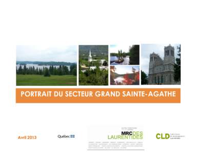 PORTRAIT DU SECTEUR GRAND SAINTE-AGATHE  Avril[removed]