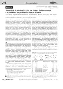 Angewandte  Communications Chemie