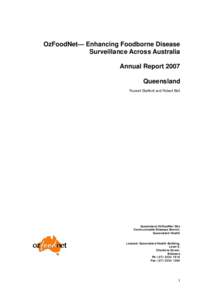 OzFoodNet— Enhancing Foodborne Disease Surveillance Across Australia