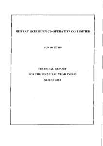 REMUNERATION REPORT 2013 This Remuneration Report provides an outline of the Board’s policy for determining the nature and amount of remuneration of the key management personnel (KMP) of the Company and the relati