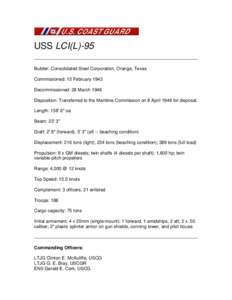 USS LST-16 / Landing Craft Infantry / Amphibious warfare / Landing craft / Watercraft