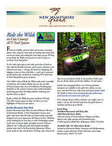 Ride the Wilds on Coös County’s ATV Trail System F