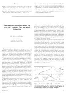 References Denton, G. H., M. L. Prentice, D. E. Kellogg, and T. KelloggLate Tertiary history of the Antarctic ice sheet: Evidence from the Dry Valleys. Geology, 12, .