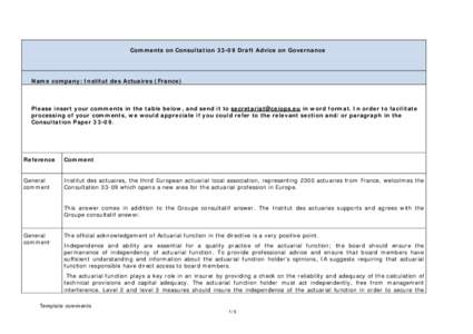 Microsoft Word - Comments-received-from-Institut-des-Actuaires-on-Consultation-Paper[removed]doc