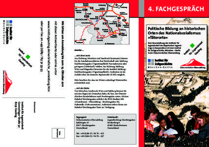 4. FACHGESPRÄCH Wir bitten um Anmeldung bis zum 15. Oktober 2011 mit dieser Antwortkarte oder online unter  www.institutgauting.de/verbindliche_anmeldung.htm