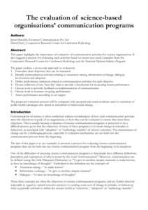 Knowledge / Educational psychology / Needs assessment / Educational assessment / Formative assessment / Program evaluation / Empowerment evaluation / Evaluation methods / Evaluation / Education