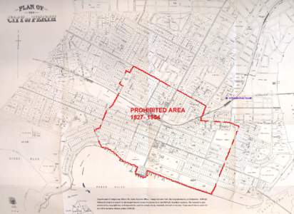 Department of Indigenous Affairs file, State Records Office - Image redrawn from the original map by Jo Darbyshire. SWALSC followed cultural protocols to obtain permission to use this material on the SWALSC Kaartdijin we