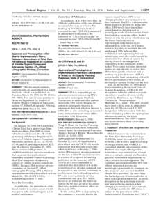 Federal Register / Vol. 61, No[removed]Tuesday, May 14, [removed]Rules and Regulations (Authority: 38 U.S.C[removed]d), (f), (g)) Correction of Publication  *