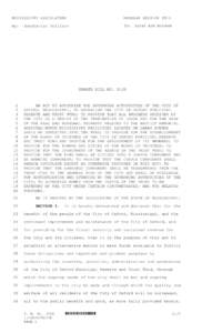 MISSISSIPPI LEGISLATURE  REGULAR SESSION 2011 By: