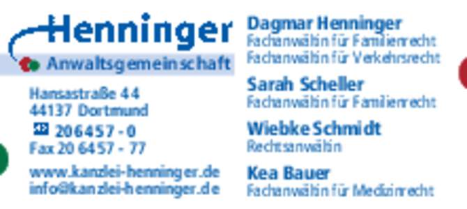 Dagmar Henninger  Fachanwältin für Familienrecht Anwaltsgemeinschaft Fachanwältin für Verkehrsrecht Sarah Scheller