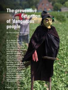 The preventive detention of ‘dangerous’ people