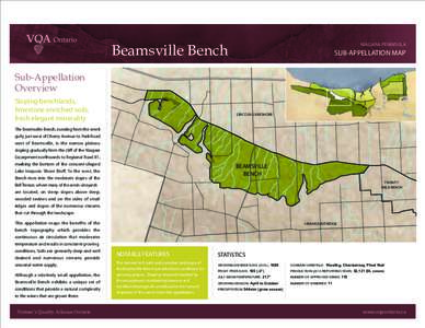 Canadian wine / Ontario wine / Short Hills Bench / Beamsville /  Ontario / Lincoln /  Ontario / Lake Ontario / Short Hills Provincial Park / Welland / Vintners Quality Alliance / Ontario / Geography of Canada / Niagara Escarpment