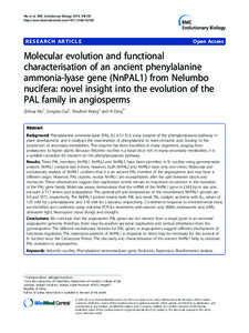 DNA / Plant sexuality / Plant reproduction / Gene expression / Phenylalanine ammonia-lyase / Intron / Flowering plant / Evolutionary history of plants / Phenylketonuria / Biology / Botany / Plants