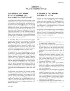 Conservation in the United States / Wild and Scenic Rivers of the United States / Protected areas of the United States / United States Department of the Interior / National Wild and Scenic Rivers System / Public land / National Landscape Conservation System / Bureau of Land Management / Wild river / Environment of the United States / Land management / United States