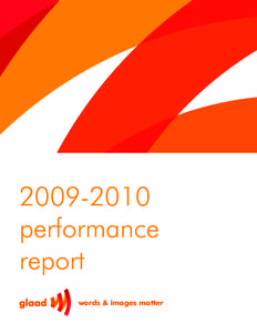 [removed]performance report words & images matter glaad performance report 2009