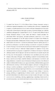 12  LC 29 5281S The Special Joint Committee on Georgia Criminal Justice Reform offers the following substitute to HB 1176: