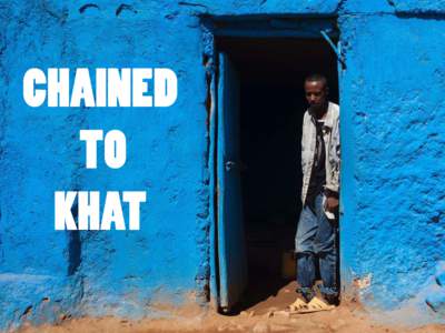 CHAINED TO KHAT Al Hajjarah Village in the fog, Jabal Haraz, Yemen. One of the places where farmers grow khat, a leafy plant which acts as a stimulant when chewed and which has recently been banned as a class C drug in 