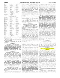 H6092  CONGRESSIONAL RECORD — HOUSE Tanner Tate