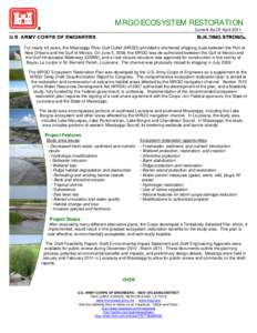 Microsoft Word - MRGO Ecosystem Restoration Fact Sheet April 2011