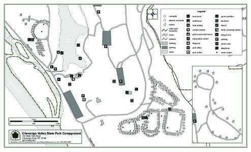 Chenango Valley State Park Camping Map