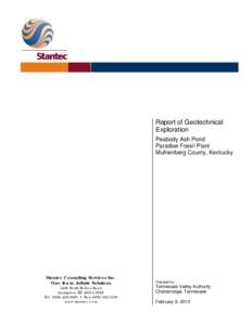 Report of Geotechnical Exploration