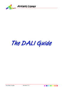 Artistic Licence  The DALI Guide The DALI Guide