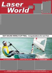 Evi Van Acker / ISAF Sailing World Cup / Laser / International Security Assistance Force / Sail Melbourne / Boating / Dinghies / Sailing